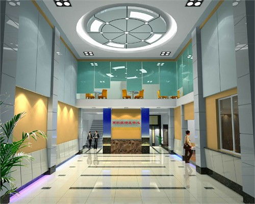 前沿科技之光 高科技研發(fā)中心大堂的技術(shù)開發(fā)探索